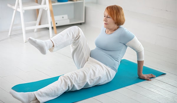 Leg exercises for rehabilitation after stroke or Traumatic brain injury