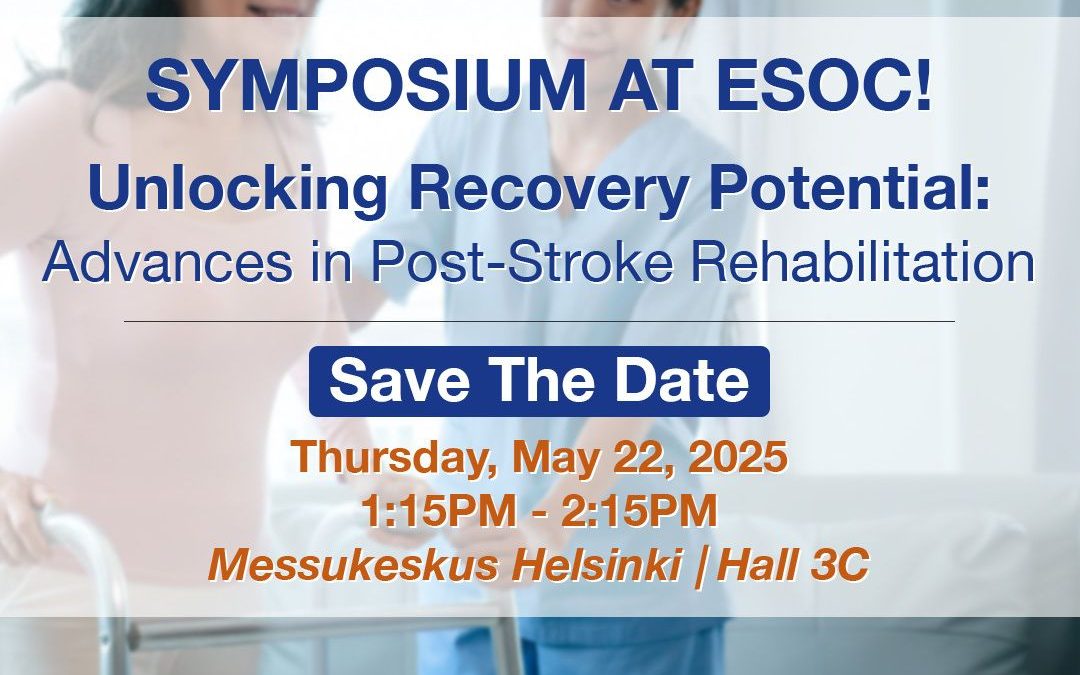Happening Today at ESOC 2025: Join Our Symposium on Post-Stroke Neurorehabilitation