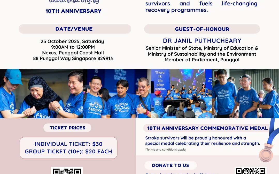 Step Out with Moleac and SNSA for Stroke Awareness — Join the 2025 Walkathon in Singapore!